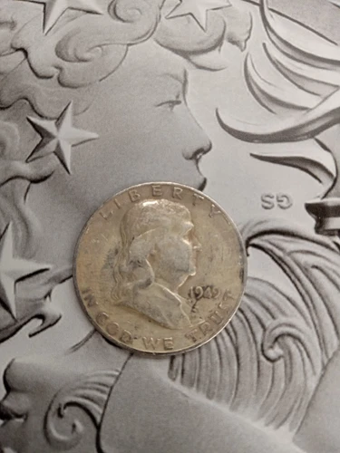 Silver 1949-D Franklin Half Dollar good looking coin  TP-5556