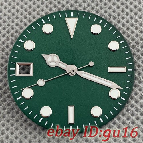 Reloj de 29 mm esfera y manecillas ajustadas movimiento NH35 9 en punto corona reloj para zurdos - Imagen 20 de 68