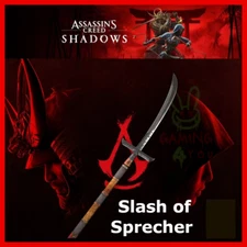 Assassin's Creed Shadows Naginata: Slash of Sprecher - ALL PLATFORMS!! 🌎 CODE