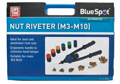 Blue Spot Tools - Rivettatrice Dado Da 8 Pollici (M3-M6 - Foto 4