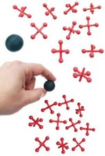 Jacks Set: Christmas Jacks with Coal Ball