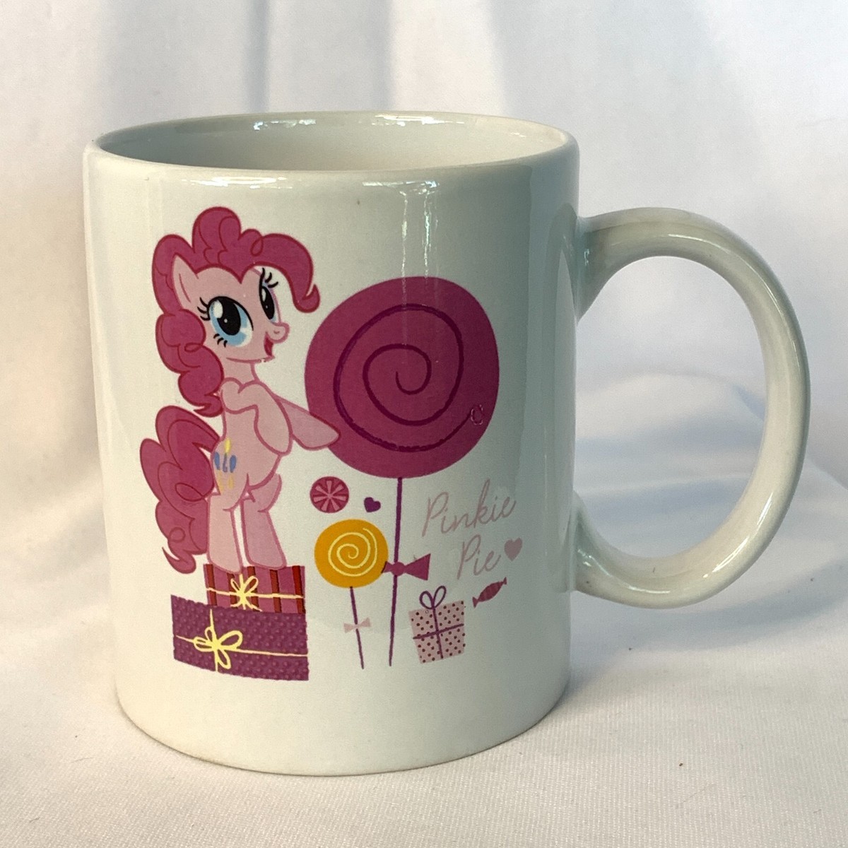 My Little Pony PINKIE PIE Coffee Mug Hasbro 2015 Birthday Gifts & Lollypops  | eBay