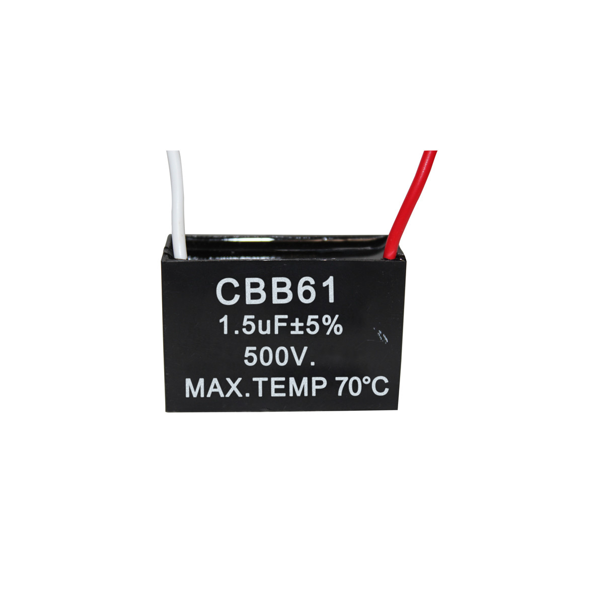 500v 1 5uf Cbb61 Ceiling Fan Motor Running Capacitor 2 Wire 50 60