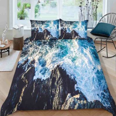 Stone Bud Broken 3D Printing Duvet Quilt Doona Covers Pillow Case Bedding Sets