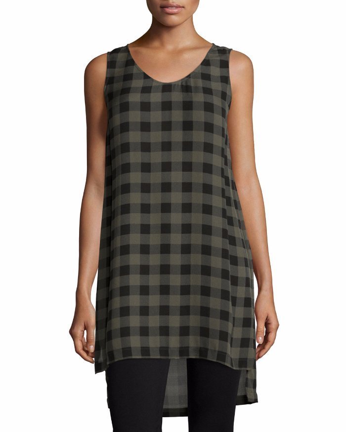 eileen fisher chiffon dress Washed Silk Cami Dress