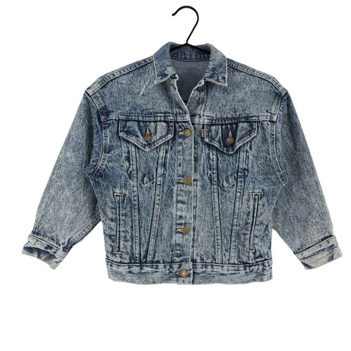 Vintage LEVI'S STRAUSS & CO Denim Trucker Jacket Girls Size S