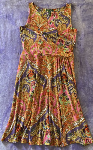 Lauren Ralph Lauren Paisley dress Size 