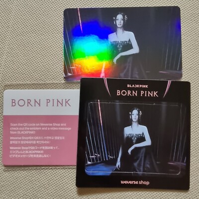 BLACK PINK OFFICIAL 2ND Album Born Pink WEVERSE BENEFIT PHOTOCARD