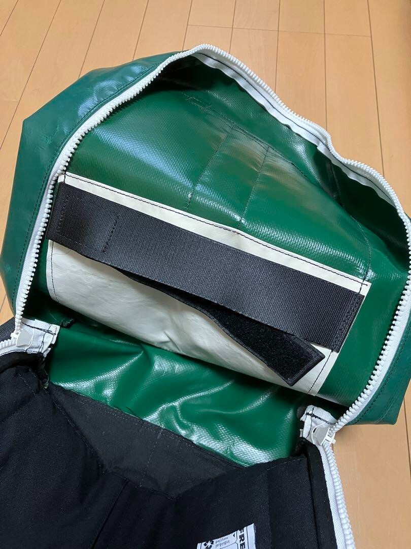 SAINT LAURENT Friday F49 FRINGE LARGE zaino zaino borsa VERDE × GIALLO RARO DESIGN