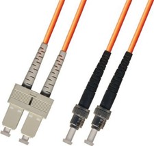 5M Multimode Duplex Fiber Optic Cable 62.5/125 SC ST Patch Cable Patch Cord