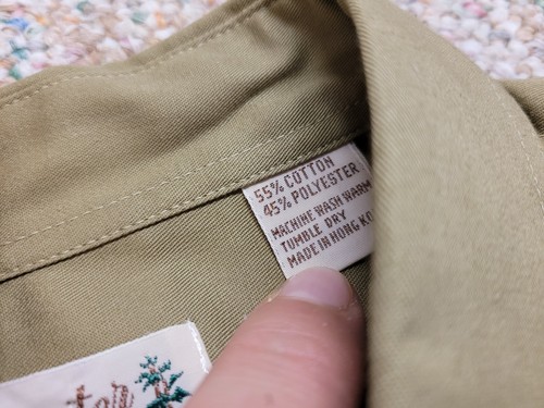 Vintage Fieldmaster Shirt Mens XL Green Button Down Utility Outdoors Cruiser - Picture 10 of 17