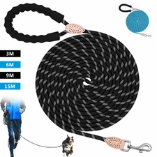 Long Dog Training Leash 10FT/20FT/30FT/50FT Heavy Duty Pet Tracking Lead Rope