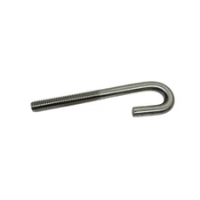 5/16" x 3" Marine Boat J Bolt Spring Hook J-Bolt J Hook Stainless Steel T316 