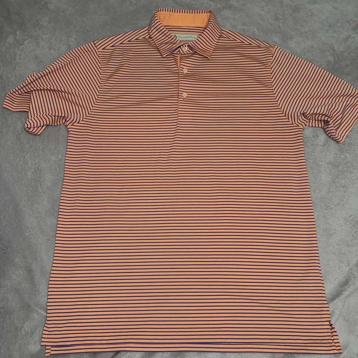 Short Homme Donald Ross Classic - Beige à Fines Rayures (Taille 35)