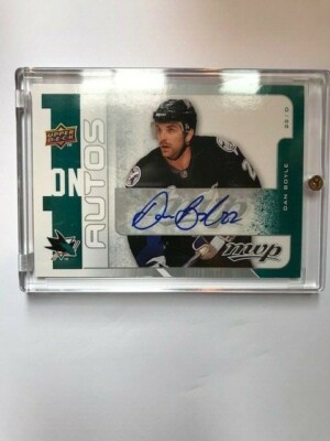 2008-09 UPPER DECK MVP #ABW DAN BOYLE & NOAH WELCH 1 ON 1 AUTO 