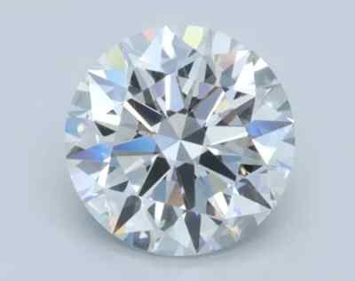 2.08 Carat Round Cut IGI Certified Lab Grown CVD Diamond D Color VVS2 Clarity
