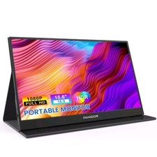 FANGOR Portable Monitor, 15.6" FHD 1080P Travel Monitor for Laptop, Ultra-Slim