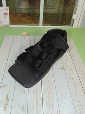 Foot Brace Square Toe Post-Op Surgery Shoe Black Size Small NEW 