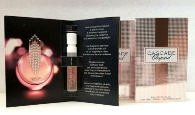 4 Mini vials CASCADE CHOPARD eau de parfum Natural Spray 0.04oz For Woman CARDED