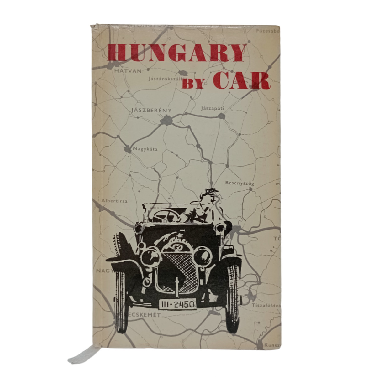 Vintage 1967 Ungarn mit dem Auto Reiseführer Buch von László Huba 115 Seiten