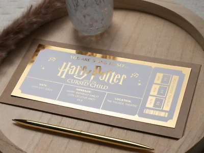 Harry Potter and the Cursed Child Theatre Ticket | Gift Ticket | Musical