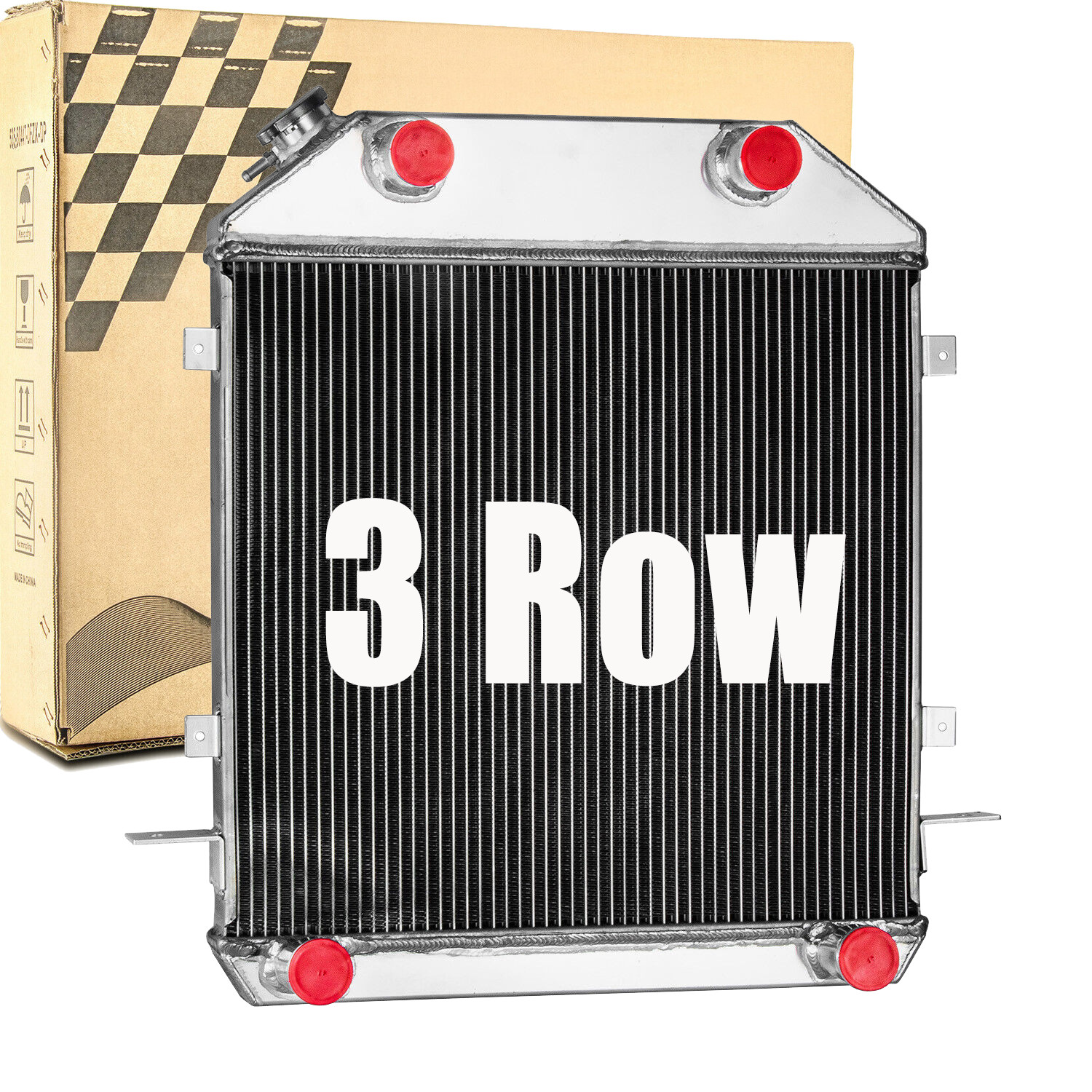 3 Row Aluminum Radiator For 1939 1940 Ford Deluxe Pickup Truck Flathead V8 NEW
