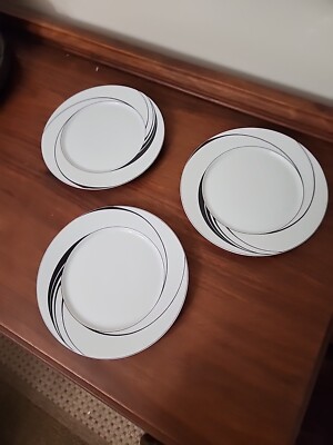 Block Spal Jewels White Pearl by Jack Prince Set of 3 Salad Plates 8''
