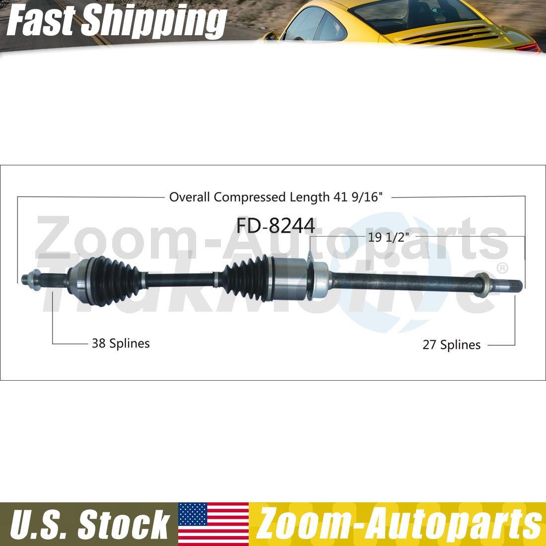 JT Catalytic Converter For Ford Fusion/Mercury Milan 3.0L 2006-2012 – EPA Compliant, Front & Rear, Direct Fit