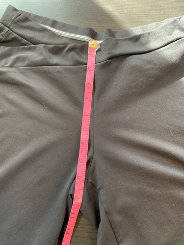 Adidas Pants Womens Small Black Stretch Elastic Waist Wide Leg Cross Front - Afbeelding 13 van 16