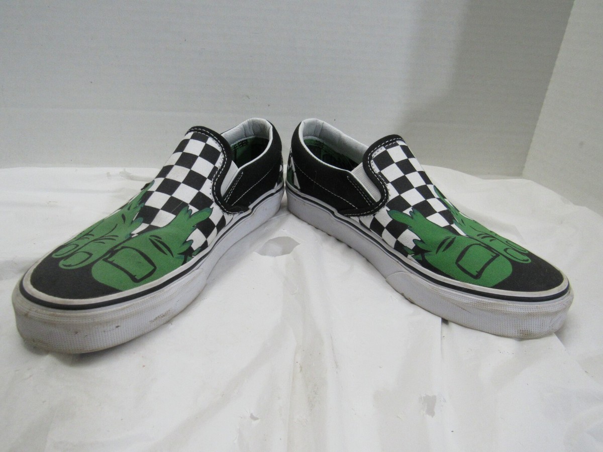 vans checkerboard hulk