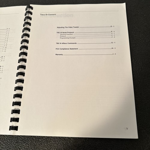 Manual DPS Personal TBC III de Digital Processing Systems para Amiga y DOS - Imagen 5 de 5