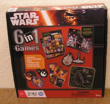 Star Wars 6 in 1 Board Game 2015 - Complete Ages 6+
