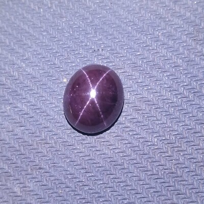 13.5 Ct 14.9x12.7x6.6 MM Natural 4-Ray Star Garnet Star Oval Cabochon Gemstone
