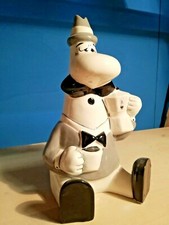 Omino ceramica pubblicità bialetti, 30 cm, ceramica artigianale 