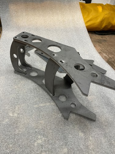 JIMNY DAMPER RELOCATION BRACKETS MOUNT FRONT BRACKET ROUGH COUNTRY 15" 3 LINK - Picture 5 of 10