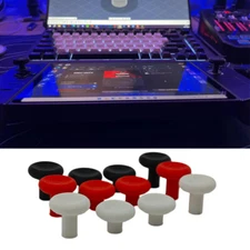 1pair Modified Rocker Cap For Legion Go Game Handle Controller Replacement Black