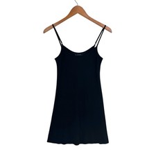 COMMANDO Slip Womens S/M Sleeveless Basic Spaghetti Strap Black U410