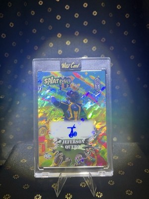 2024 Jefferson Quero Wildcard Splat Mode True 1/1 Auto! Case Hit!