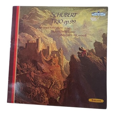 Schubert Trio Op.99 Kantorow Rouvier Muller Forlane Vinyl LP Classical