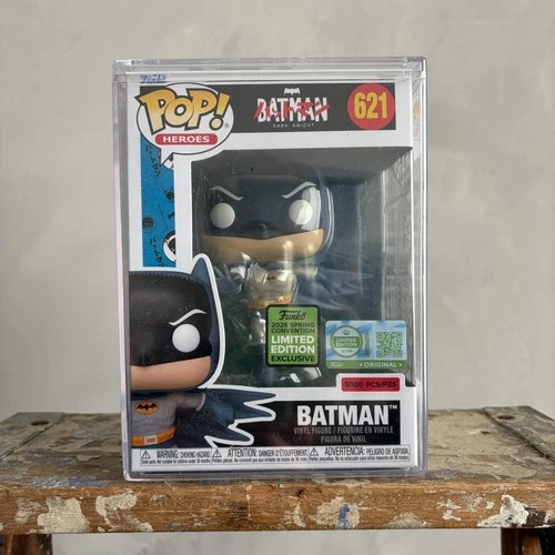 Funko Pop! Batman — (Bat-Manga!) with Pop! Protector ECCC #621