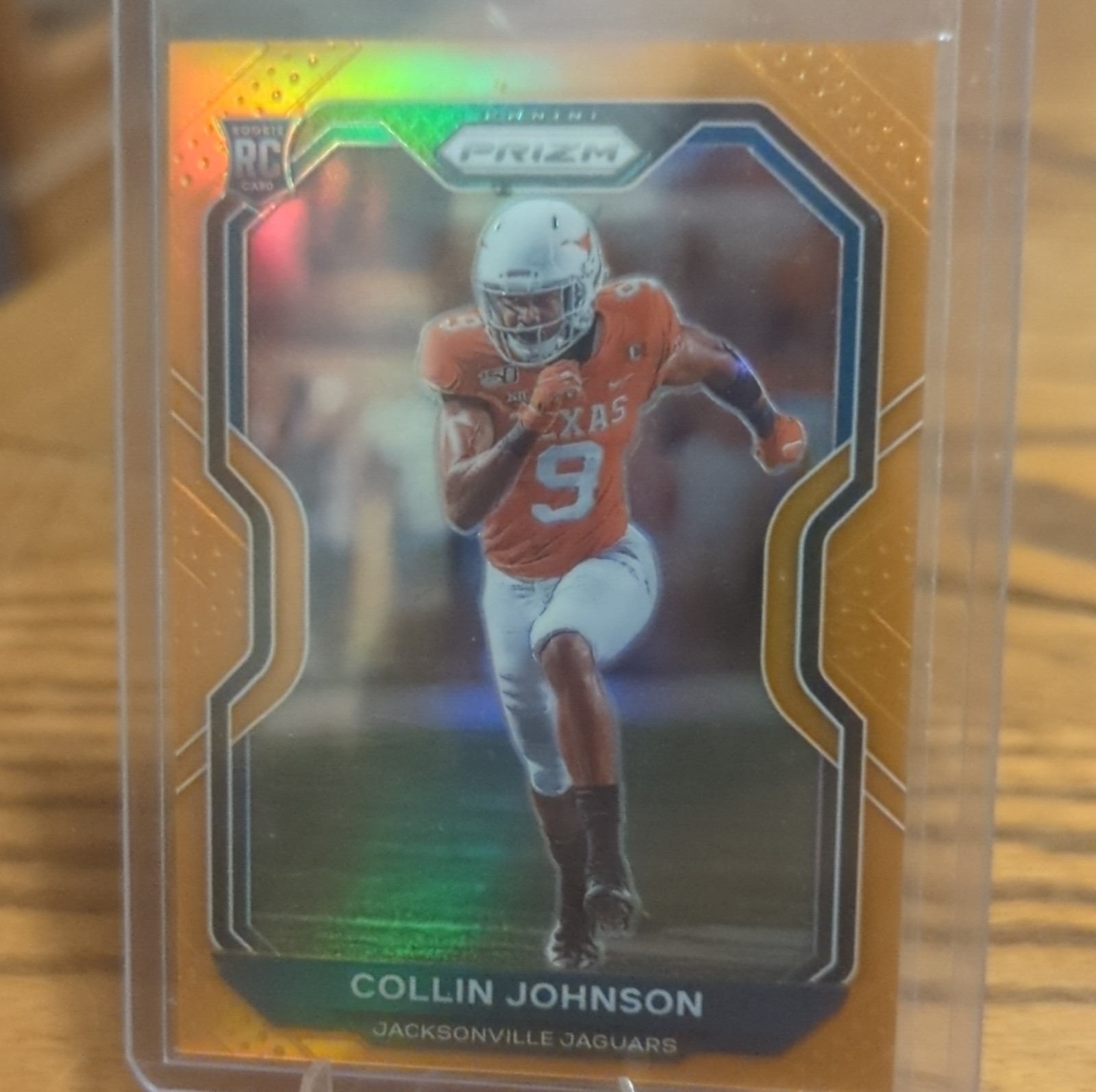 Collin Johnson Panini Prizm #353 Orange