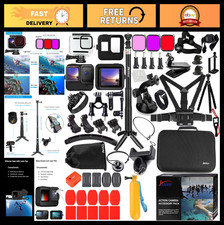 Waterproof Housing  Silicone Case Bundle for GoPro Hero 10 11 12 13  Screen Pr