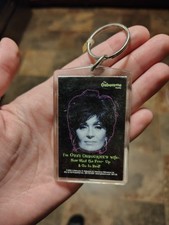 Vintage The Osbourne Family Keychain Sharon "Now Shut The F*!? Up And Go To Bed"