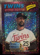 #253 Byron Buxton 2026 Topps Heritage - Chrome Burgundy Sparkle Refractors
