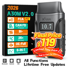 XTOOL A30M V2.0 Wireless Car Bidirectional Sc...
