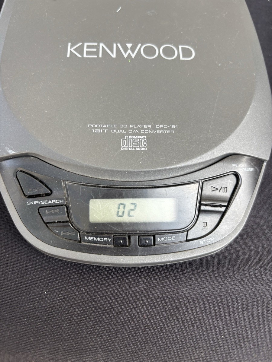 Kenwood DPC-151 Portable CD Player Vintage 1995 “Walkman” Like