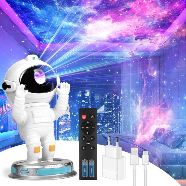 Comius Sharp LED Sternenhimmel Projektor Astronaut,Mit Nachtlicht Fernbedienung-image
