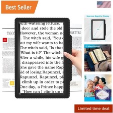 5X Large Page Magnifying Glass for Reading, Full-Page Viewing Area Magnifier Han