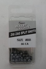 Bullet Weight PBSZBB Zig Zag Split Shot Sinke...