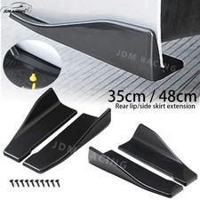 35cm 48cm Universal Fit Car Spoiler Lateral Bumper Rear Side Skirt Lip Rocker Wi